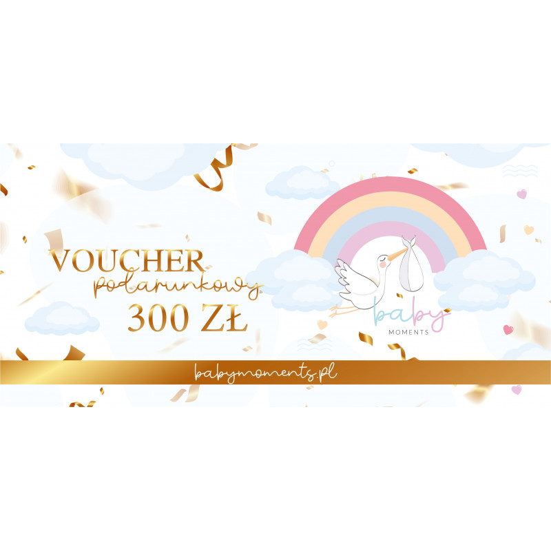 Voucher podarunkowy Baby Moments 300 PLN