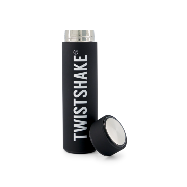 TWISTSHAKE 78113 Termos Hot or Cold Bottle Black 420 ml