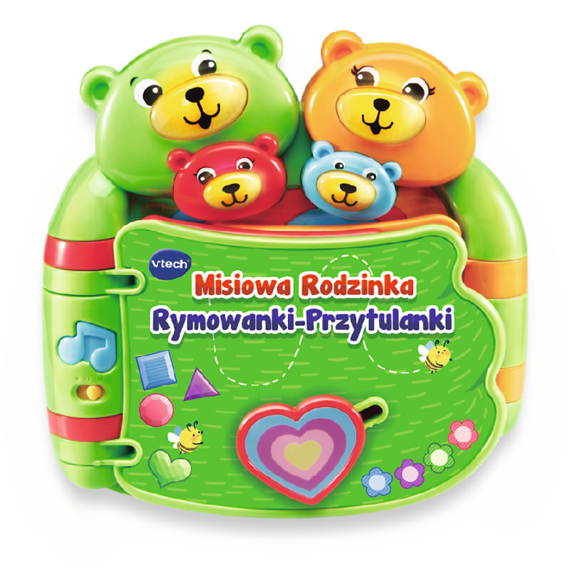 VTECH 60993 Misiowa Rodzinka. Rymowanki-Przytulanki