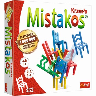 TREFL 02074 Gra Mistakos krzesła 4-os