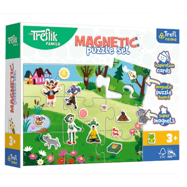 TREFL 93166 Puzzle magnetyczne - Treflikowy dzień