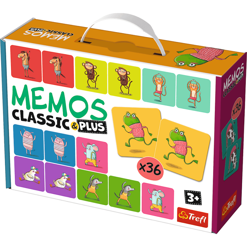 TREFL 02271 Gra Memos classic&plus Ruch i dźwięk