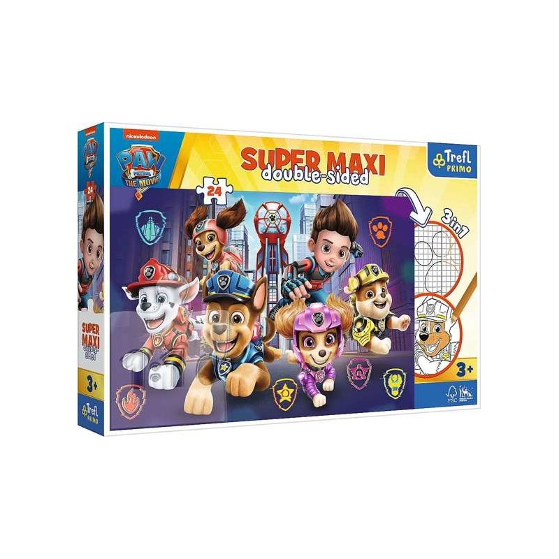 TREFL 41002 Puzzle 24 SUPER MAXI Nowe wyzwanie Paw Patrol