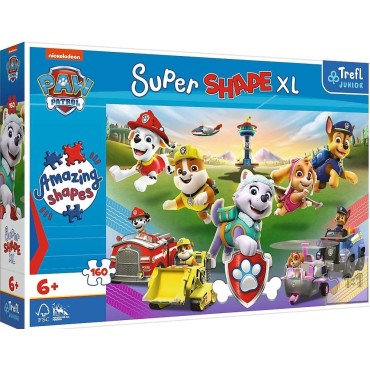 TREFL 50021 Puzzle 160 XL Skaczące pieski / Paw Patrol