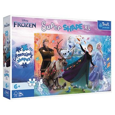 TREFL 50022 Puzzle 160 XL Odkryj świat Frozen