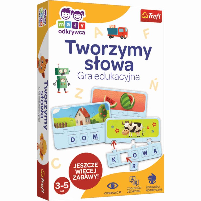 TREFL 01950 Gra Tworzymy słowa/ Mały Odkrywca