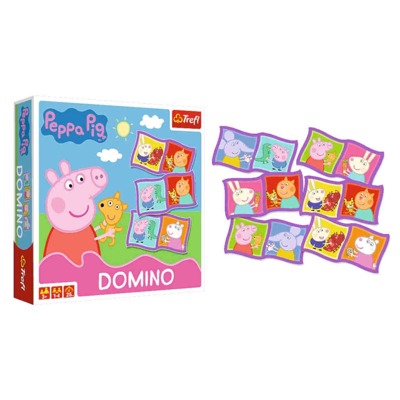 TREFL 02066 Gra Domino Świnka Peppa TREFL 02066 Gra Domino Świnka Peppa