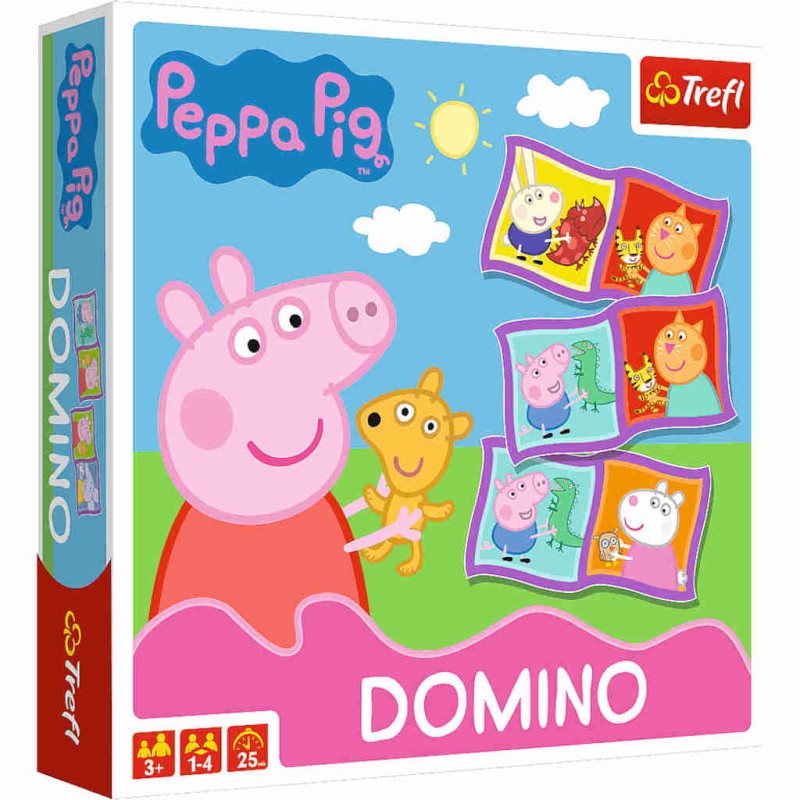 TREFL 02066 Gra Domino Świnka Peppa TREFL 02066 Gra Domino Świnka Peppa