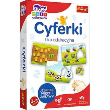 TREFL 01946 Gra Cyferki Mały Odkrywca 3+