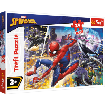 TREFL 14289 Puzzle 24 MAXI Nieustraszony Spider-Man*