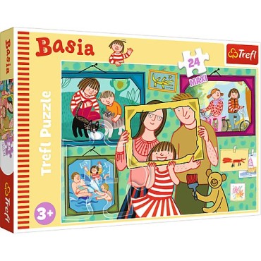 TREFL 14347 Puzzle 24MAXI Basia i jej dzień