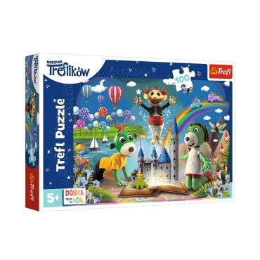 TREFL 16412 Puzzle 100 el. Bajkowy wieczór z Treflikami*