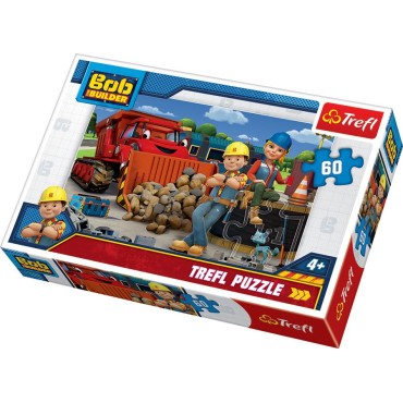 TREFL 17300 Puzzle 60 el. Bob Budowniczy i Wendy 4+*