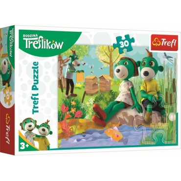 TREFL 18265 Puzzle 30 el. Trefliki nad stawem