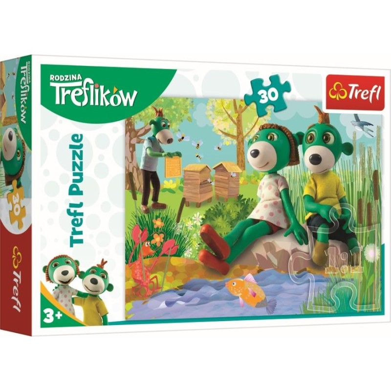 TREFL 18265 Puzzle 30 el. Trefliki nad stawem