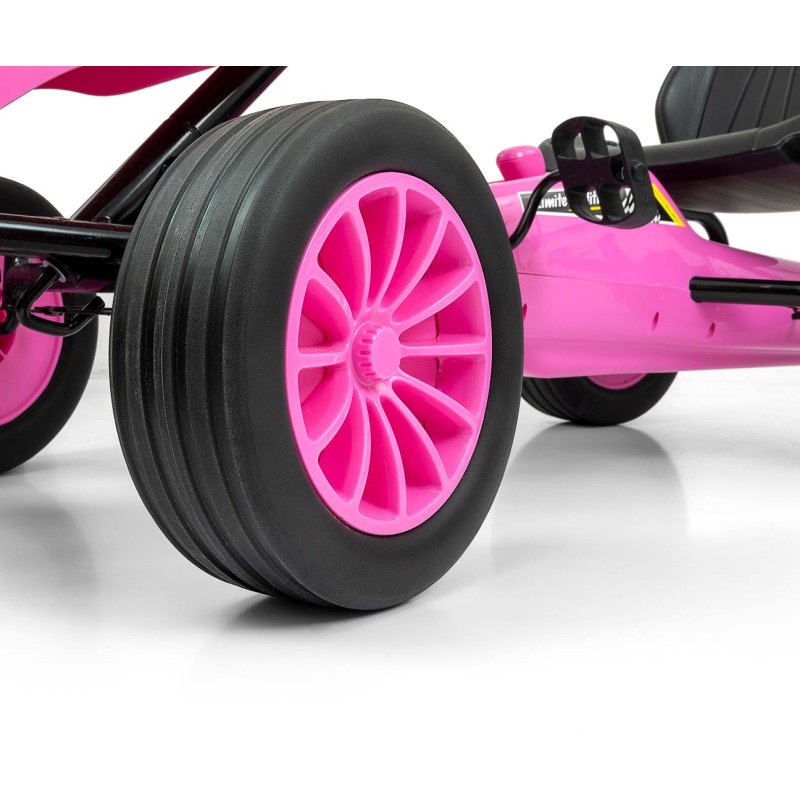 MILLY MALLY Gokart na pedały Rocket Pink