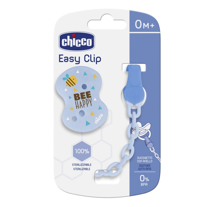 CHICCO 00006202300000 Łańcuszek z klipsem do smoczka mix