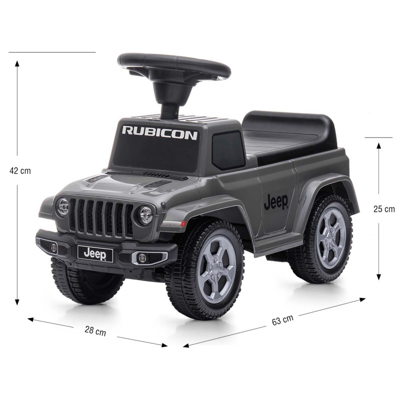 MILLY MALLY Pojazd Jeep Rubicon Gladiator grey