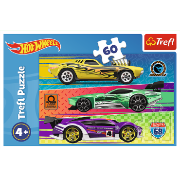 TREFL 17389 Puzzle 60 Wyścig / Hot Wheels