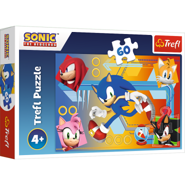 TREFL 17387 Puzzle 60 Sonic w akcji