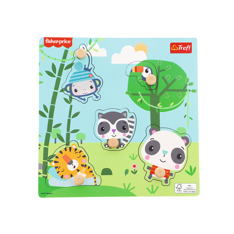 TREFL 61618 Puzzle mini Fisher Price Jungle