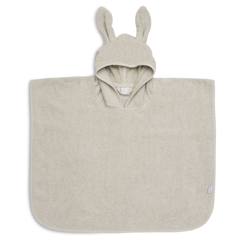 Jollein - poncho kąpielowe z kapturem 65 x 62 cm RABBIT Nougat