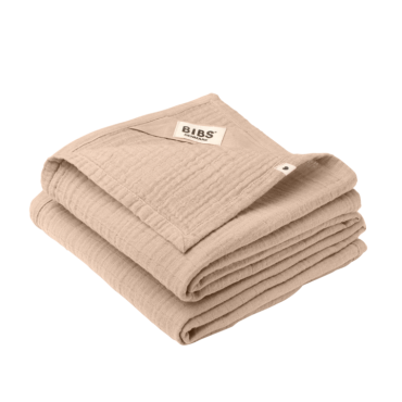 BIBS MUSLIN CLOTH 2 pieluszki muślinowe 100% ORGANIC COTTON BLUSH 70 x 70 cm