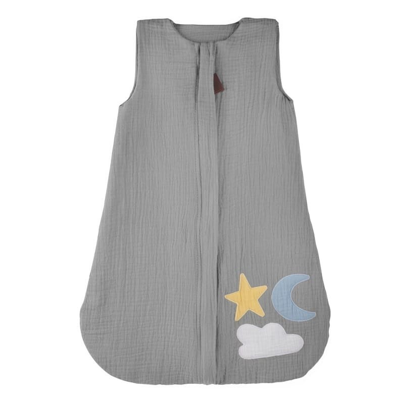 Hi Little One - śpiworek 2-warstwowy muslin Day & Night Gray roz S