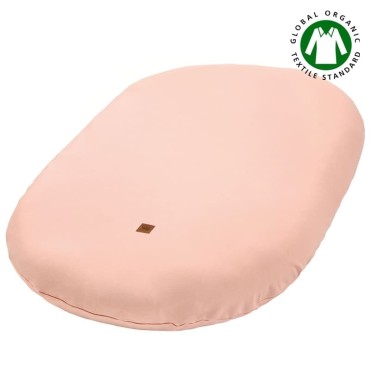 Hi Little One - KANGOO pokrowiec z organicznej BIO bawełny GOTS na kokon gniazdko dla Noworodka GOTS NEWBORN NEST COVER Salmon