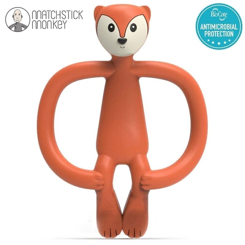 Matchstick Monkey Animals Fox Gryzak Masujący ze szczoteczką