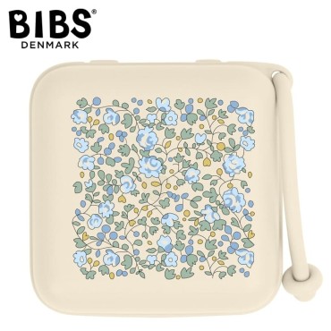 BIBS LIBERTY PACIFIER BOX ELOISE IVORY 2 w 1 etui do smoczków oraz pojemnik do sterylizacji smoczków