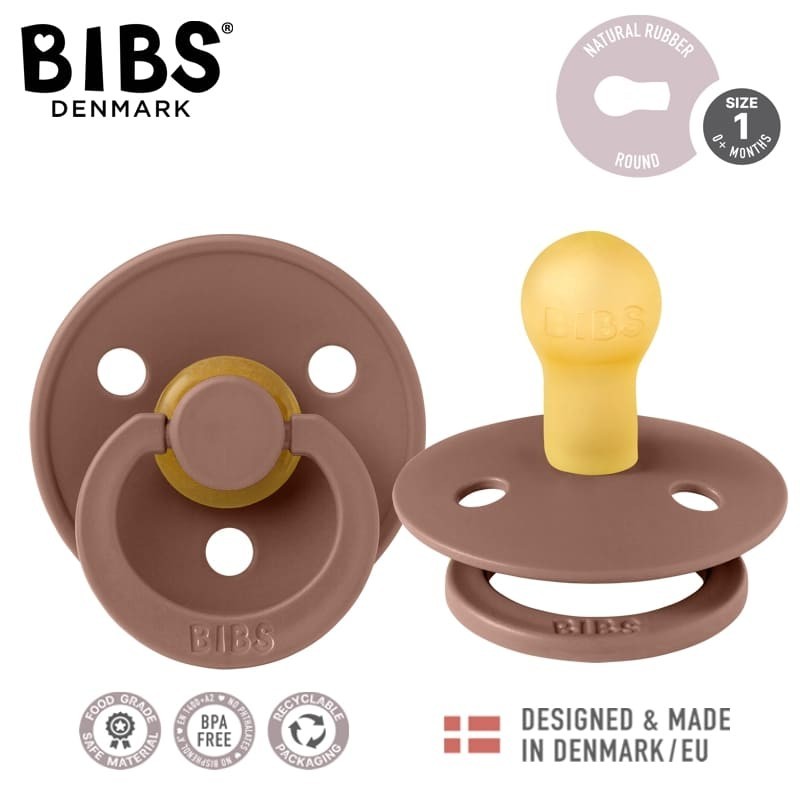 BIBS DUO COLOUR WOODCHUCK S Smoczek uspokajający kauczuk Hevea