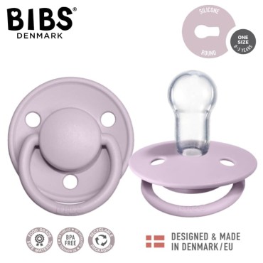 BIBS DE LUX DUSKY LILAC Smoczek uspokajający silikonowy ONE SIZE