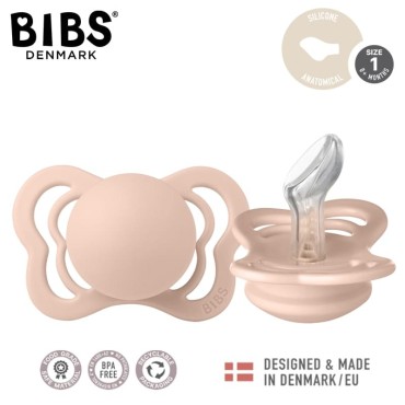 BIBS COUTURE BLUSH S Smoczek Anatomiczny silikonowy