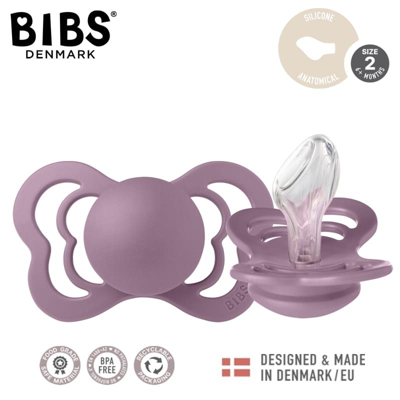 BIBS COUTURE MAUVE M Smoczek Anatomiczny silikonowy