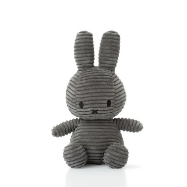 Miffy - Corduroy DARK GREY przytulanka 23 cm