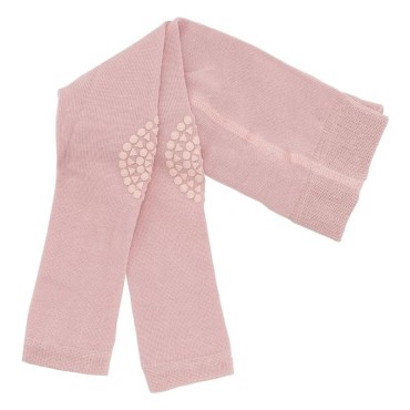 GoBabyGo - antypoślizgowe legginsy do nauki chodzenia Dusty Rose 12-18 m-cy