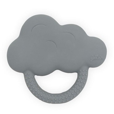 Jollein - Gryzak z naturalnego kauczuku hevea Chmurka Cloud STORM GREY