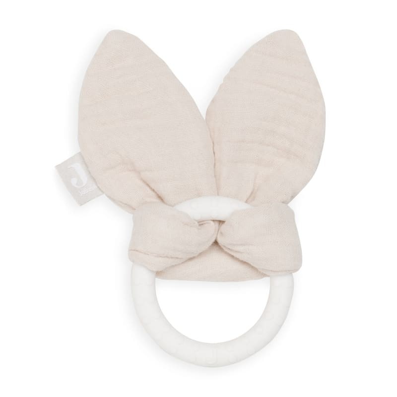 Jollein - Gryzak silikonowy Bunny ears Nougat