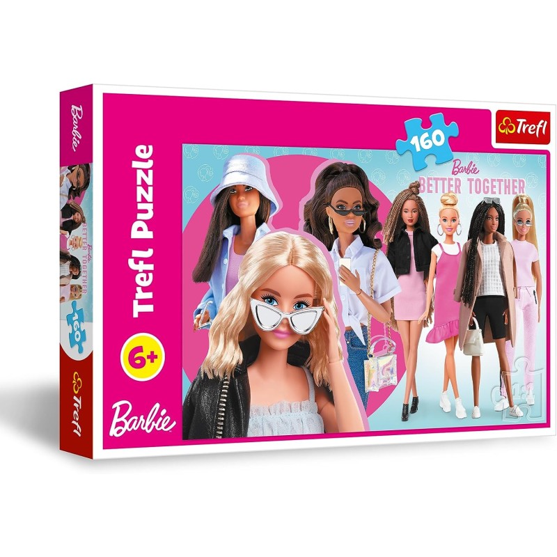 TREFL 15419 Puzzle 160 Barbie i jej świat