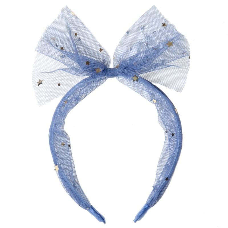 Rockahula Kids - opaska do włosów Moonlight Tulle Blue Tie