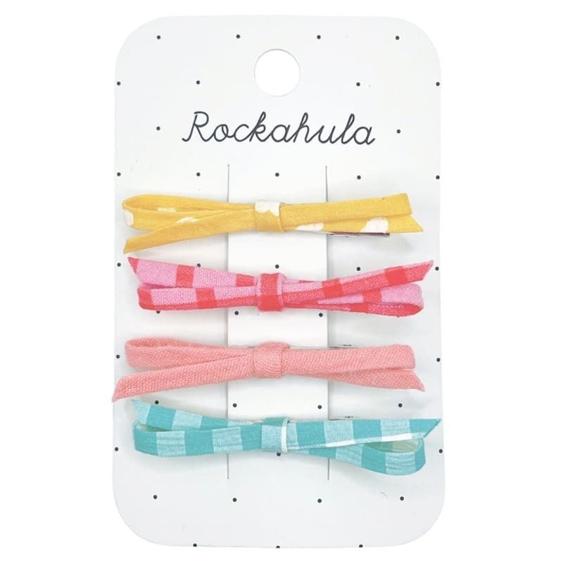 Rockahula Kids - 4 spinki do włosów Colour Pop Skinny Bow