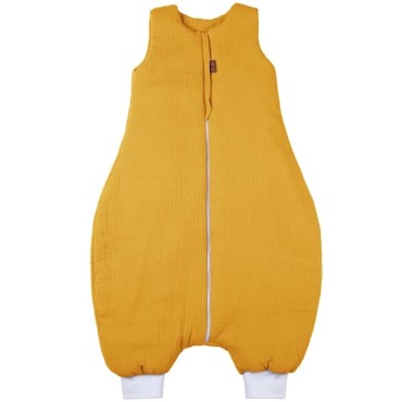 Hi Little One - ocieplany śpiworek piżamka GOOD SLEEP 5-7 lat Mustard roz. L