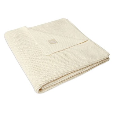 Jollein - kocyk tkany 150 x 100 cm BASIC KNIT Ivory