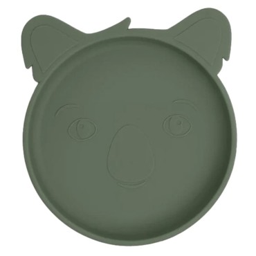 nuuroo - talerzyk silikonowy Koala Dusty Green