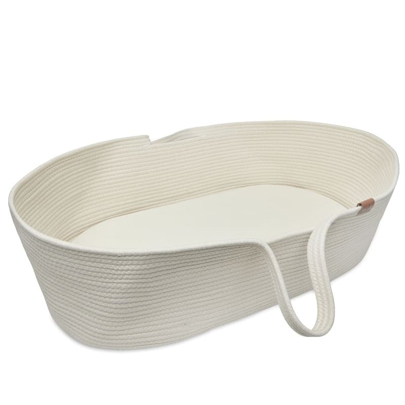 Jollein - Oddychający pleciony kosz Mojżesza Moses Basket Natural