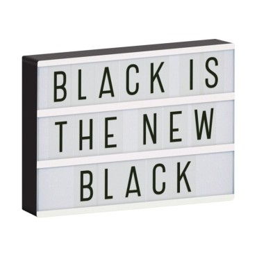 A Little Lovely Company - Lampa Lightbox LED A4 Black