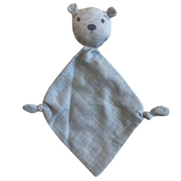 Petú Petú - przytulanka doudou miś Robin Dusty Blue 40 cm