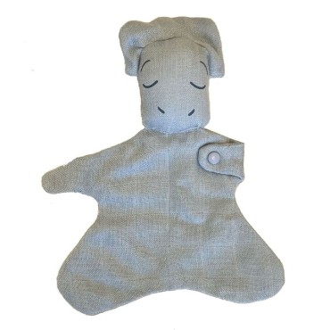 Petú Petú - przytulanka doudou Dino Dusty Blue 40 cm