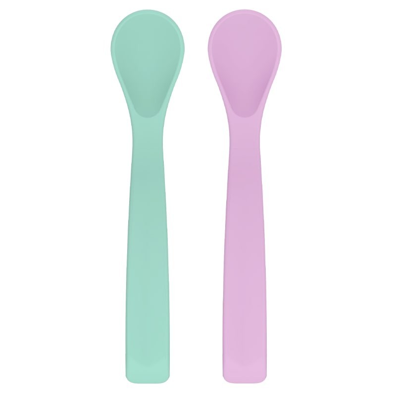 Eco Viking BLW Flexi Spoon Lavender + Mint  silikonowe łyżeczki 2 szt